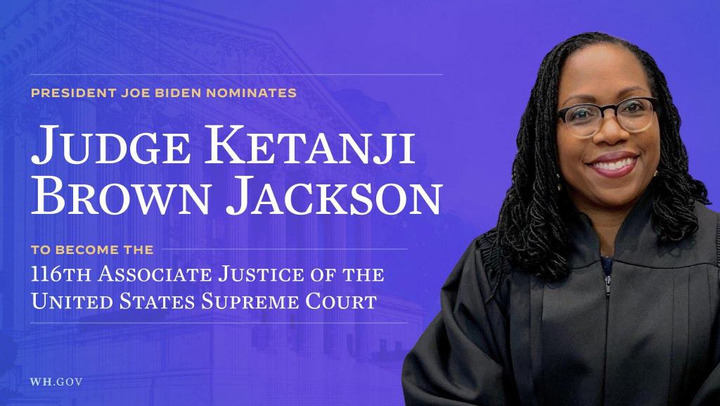 Juíz afro-americana Ketanji Brown Jackson torna-se a primeira magistrada negra a aceder ao Supremo Tribunal (Twitter Joe Biden)