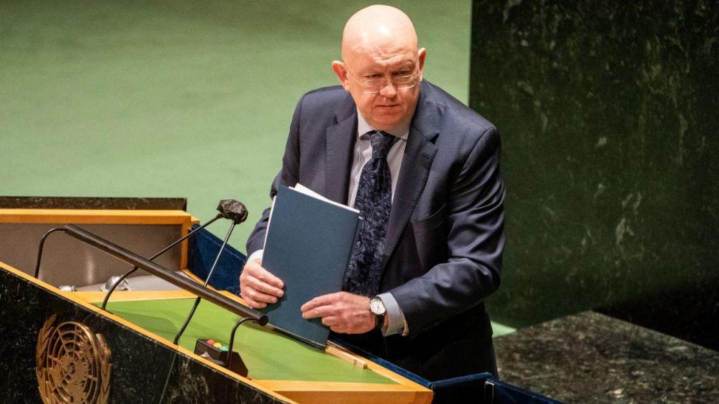 Vasily Nebenzya - Embaixador da Rússia na ONU (AP Images)