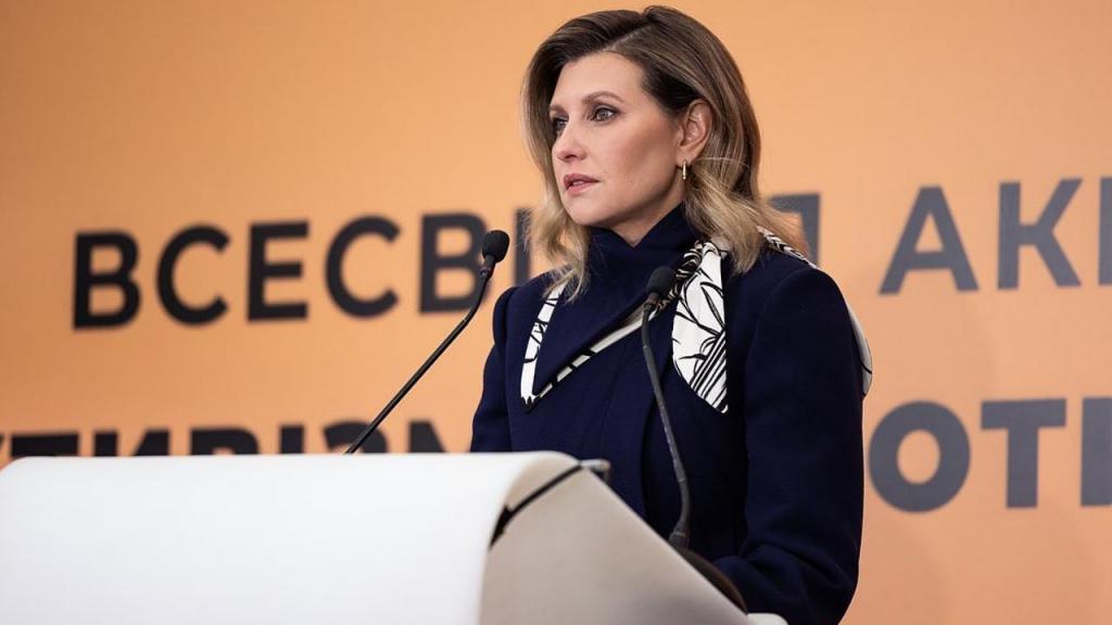 Olena Zelenska, primeira-dama da Ucrânia. (Reprodução Instagram)