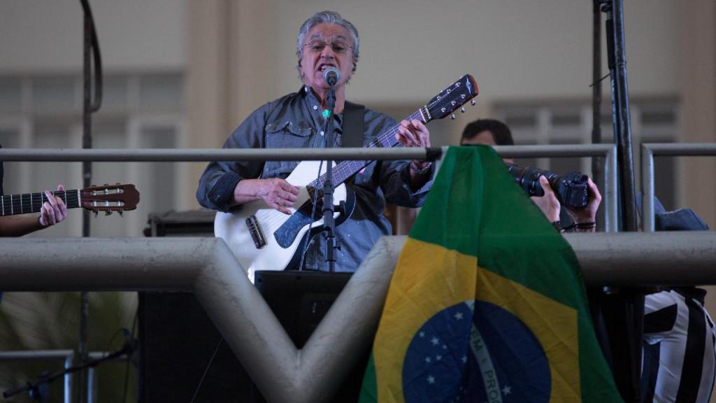 Caetano Veloso. (AP Photo/Leo Correa)