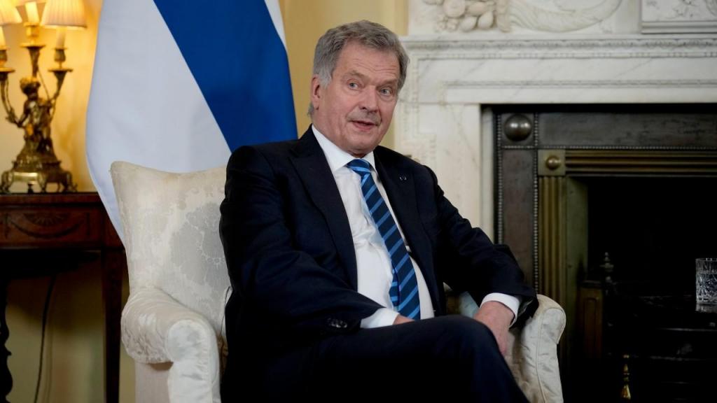Sauli Niinisto, presidente da Finlândia. AP Photo/Matt Dunham