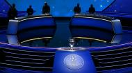 Sorteio da Liga dos Campeões da UEFA (Emrah Gurel/AP)