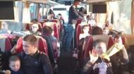 Autocarro do Pirin traz refugiados da Ucrânia (facebook/Pirin)