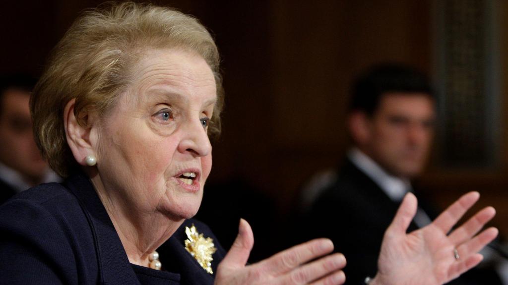 Madeleine Albright. Foto: Haraz N. Ghanbari/AP
