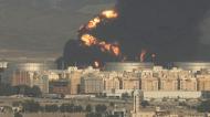 Incêndio em depósito de combustível em Jeddah, Arábia Saudita