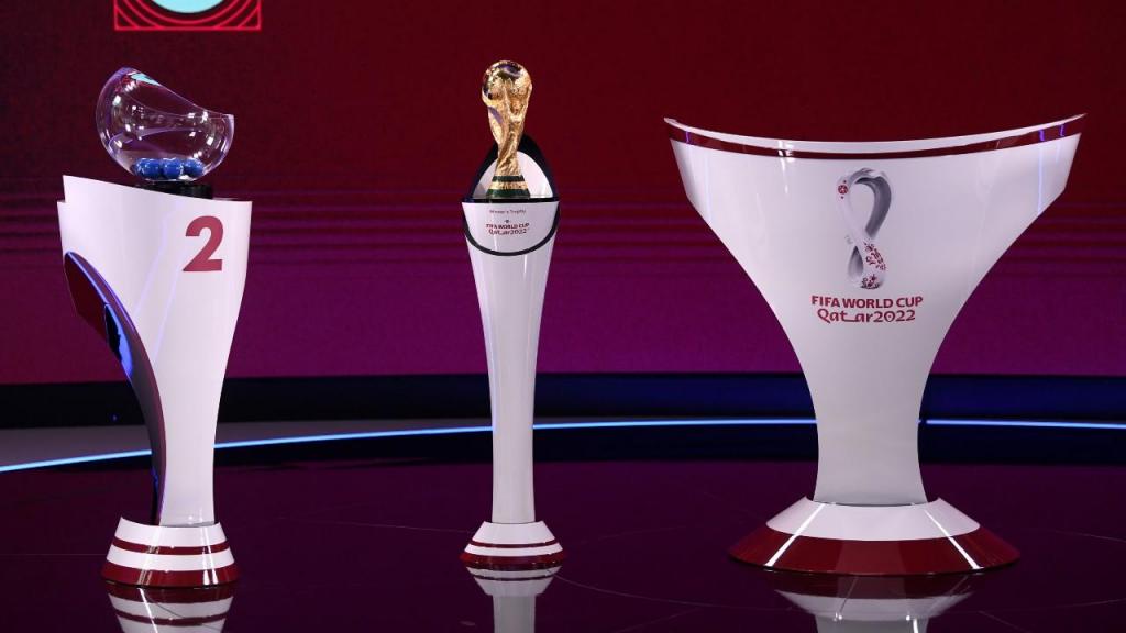 Sorteio do Mundial 2022, no Qatar (Getty Images)