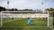Safira abriu o marcador no Belenenses-Portimonense, de penálti, no Estádio Nacional do Jamor (José Sena Goulão/Lusa)