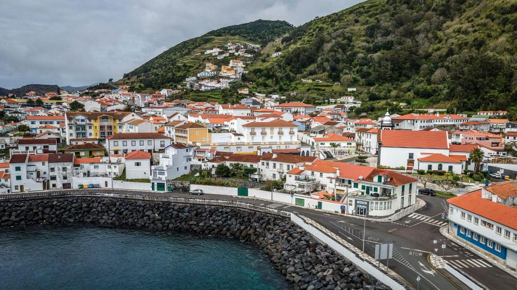 Centro de Velas, na ilha de São Jorge, nos Açores. Foto: Rui Soares/AFP via Getty Images