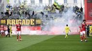 Brst-Nantes interrompido por invasão de campo