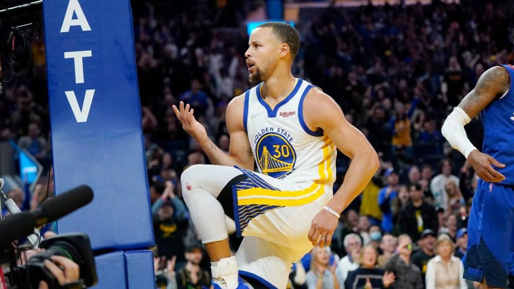 Stephen Curry no Golden State Warriors-Denver Nuggets (Jeff Chiu/AP)