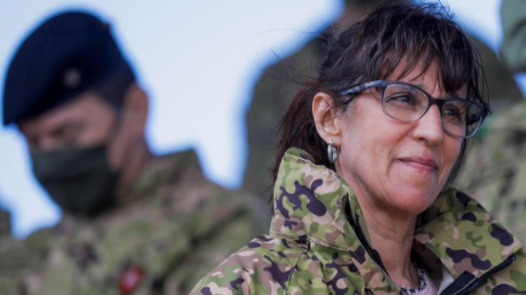 Ministra da Defesa, Helena Carreiras, visita o Campo Militar de Santa Margarida (Paulo Cunha/LUSA)