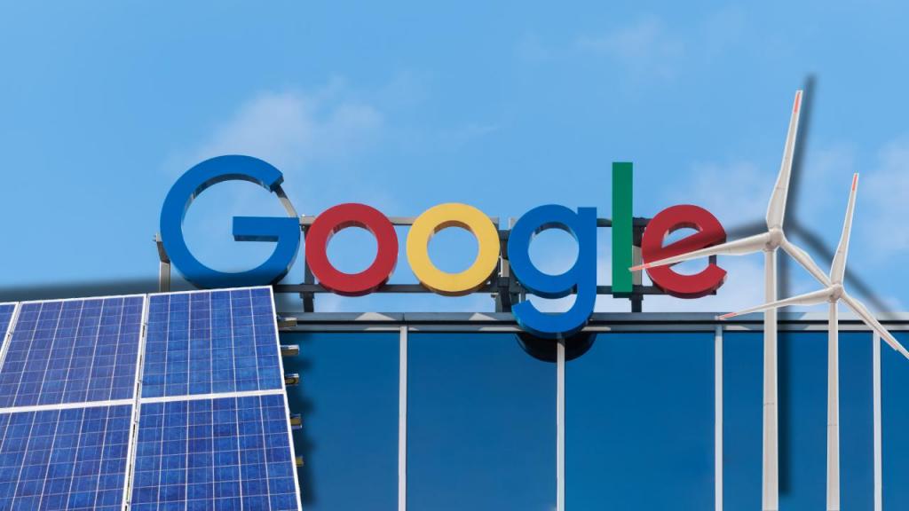 Google quer usar apenas energia limpa até 2030