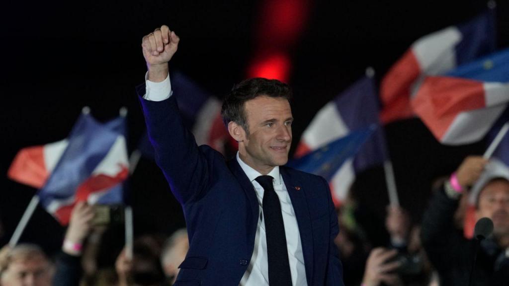 A vitória de Emmanuel Macron (AP)
