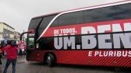 «Campeões, nós somos campeões»: a chegada dos sub-19 do Benfica a Lisboa
