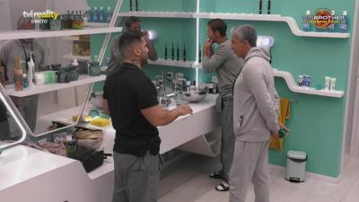 Leandro partilha com Nuno um aviso que deu a Quinaz no passado - Big Brother