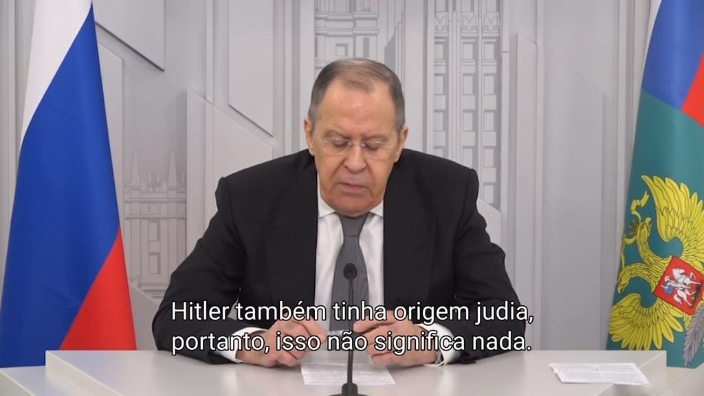 "Se a minha memória não me falha, Hitler também tinha origem judaica". Declarações de Lavrov geram indignação em Israel