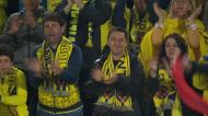 Arrepiante: adeptos aplaudem jogadores do Villarreal mesmo após a derrota