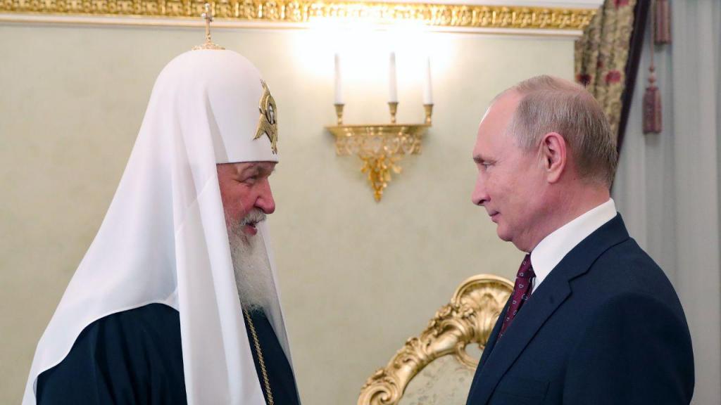 Vladimir Gundyayev, o Cirilo e grande aliado de Vladimir Putin (Imagem AP)