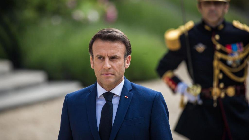 Segunda tomada de posse de Emmanuel Macron. Christophe Petit Tesson (EPA)