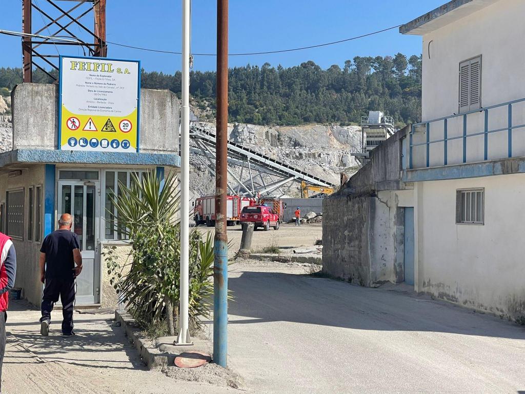 Explosivo esquecido terá provocado explosão em pedreira de Viseu (Foto: Direitos Reservados)