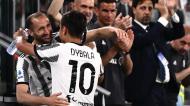 Dybala no último jogo pela Juventus