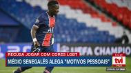 Jogador do PSG recusou entrar em campo com as cores LGBT