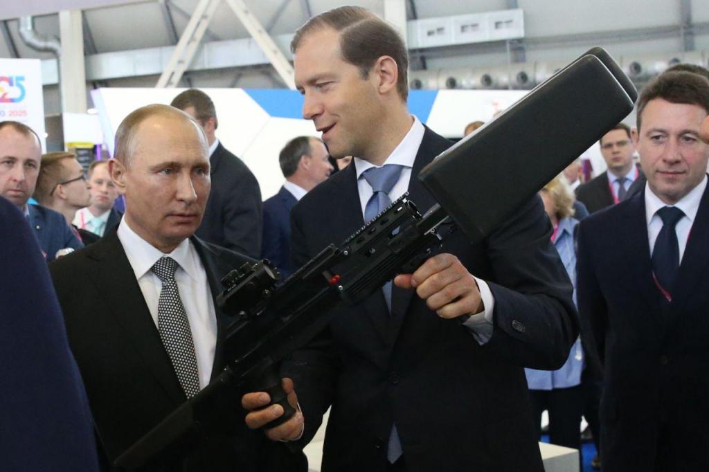 Vladimir Putin com arma para destruir drones (Mikhail Svetlov/Getty Images)