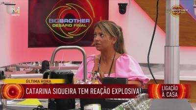 Catarina Siqueira irritada: «Gente estúpida!» - Big Brother