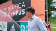 Roger Schmidt no Benfica Campus (Benfica)