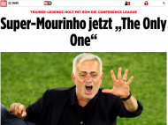 Bild: Super Mourinho, agora «o único».