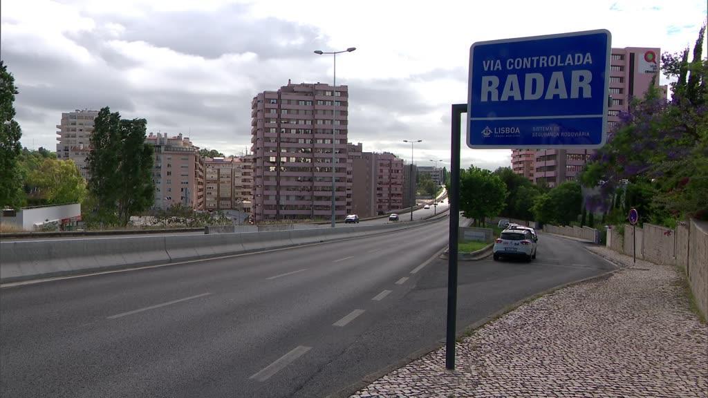 Os novos radares de Lisboa permitem controlar a velocidade nos dois sentidos da estrada