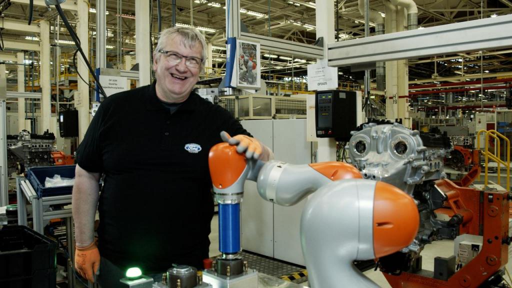 Robbie, o robot colaborativo da Ford