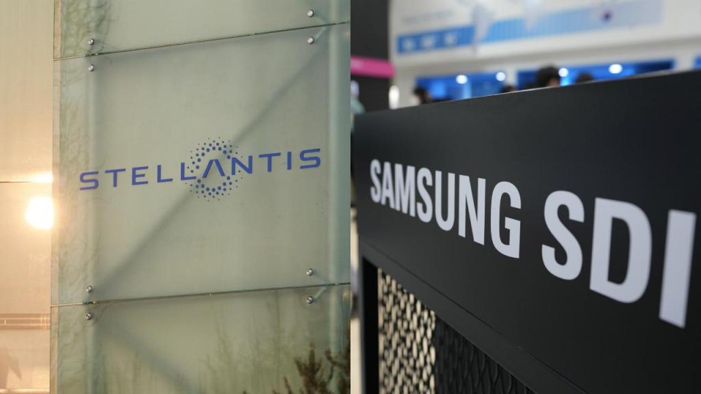 Samsung SDI e Stellantis anunciam nova fábrica de baterias (Fotos: Stellantis e A. Young-Joon/AP)