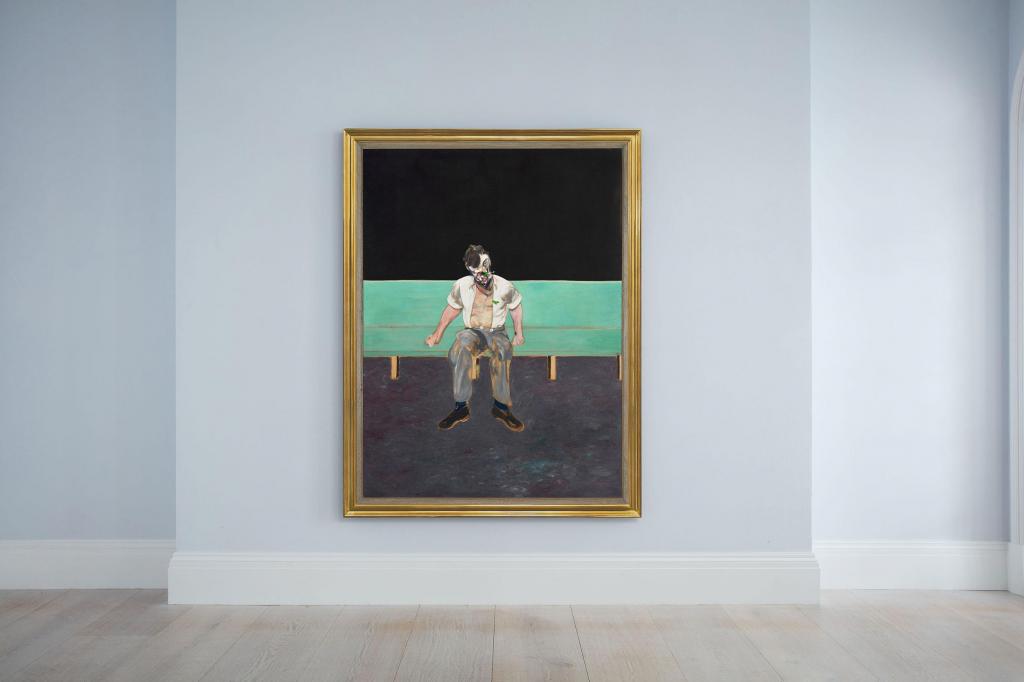 "Estudo para um Retrato de Lucian Freud", de Francis Bacon. Foto: Cortesia da Sotheby's