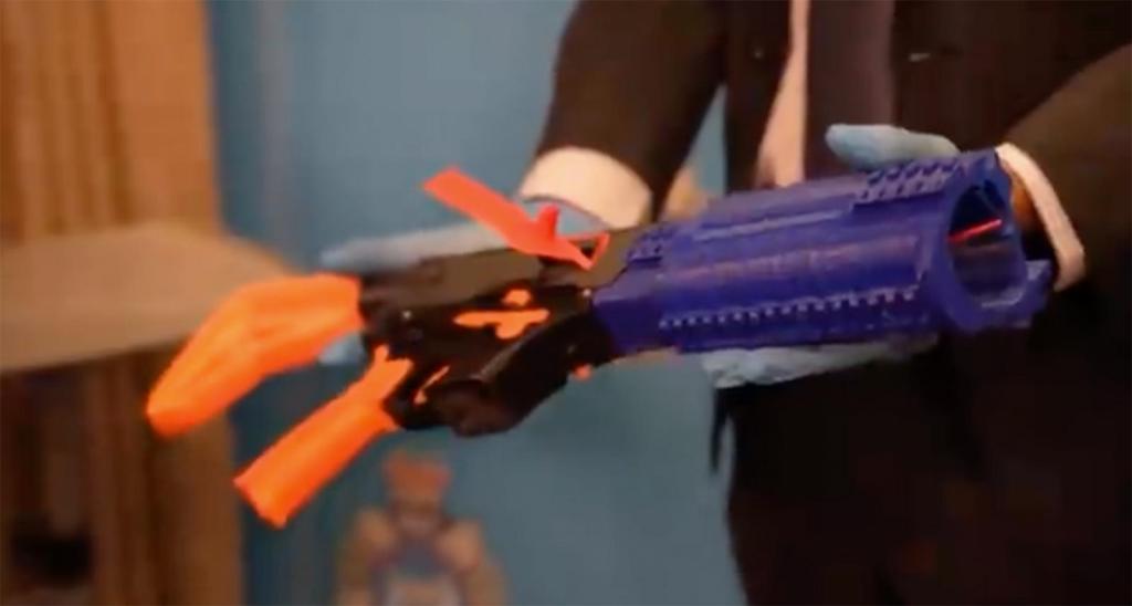 Arma de plástico criada numa impressora de 3D. Foto: Polícia australiana