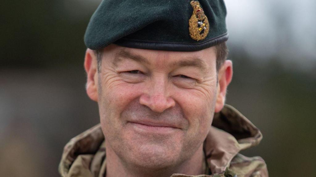 O novo comandante do exército britânico, Patrick Sanders (Fotografia do Governo do Reino Unido)