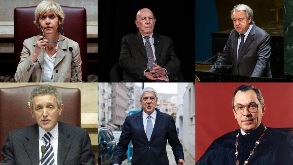 Assunção Esteves, Vasco Rocha Vieira, António Guterres, Mota Amaral, Sócrates, José Manuel Cardoso Costa