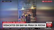 Grupo de jovens estrangeiros provoca desacatos em bar da Praia da Rocha