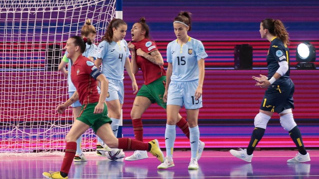 Final Europeu de Futsal Feminino: Portugal-Espanha (LUSA/MANUEL FERNANDO ARAUJO)