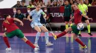 Final Europeu de Futsal Feminino: Portugal-Espanha (LUSA/MANUEL FERNANDO ARAUJO)