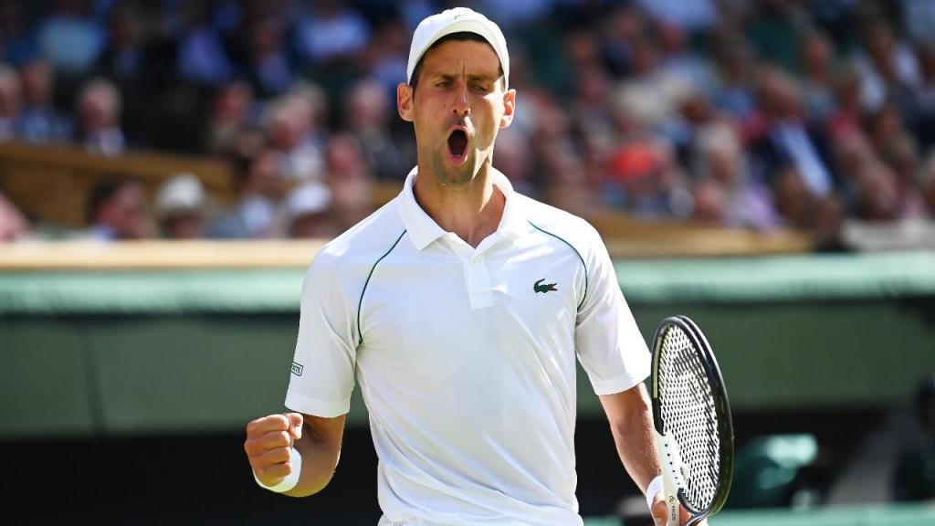 Novak Djokovic em Wimbledon 