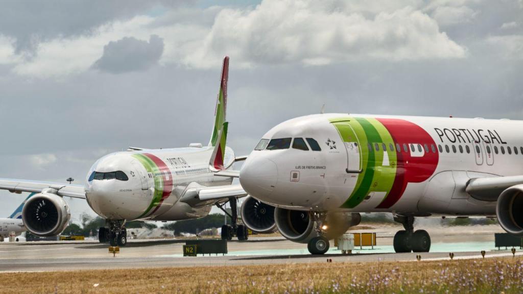 Avião da TAP no aeroporto de Lisboa (Horacio Villalobos/Corbis via Getty Images)