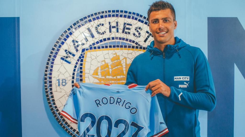 Manchester City renova com Rodri até 2027