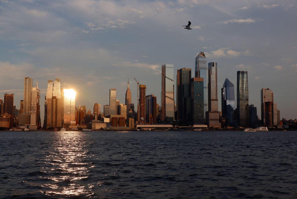 Arranha-céus em Nova Iorque, Manhattan, Estados Unidos da América. 9 junho 2022. Foto: Gary Hershorn/Getty Images