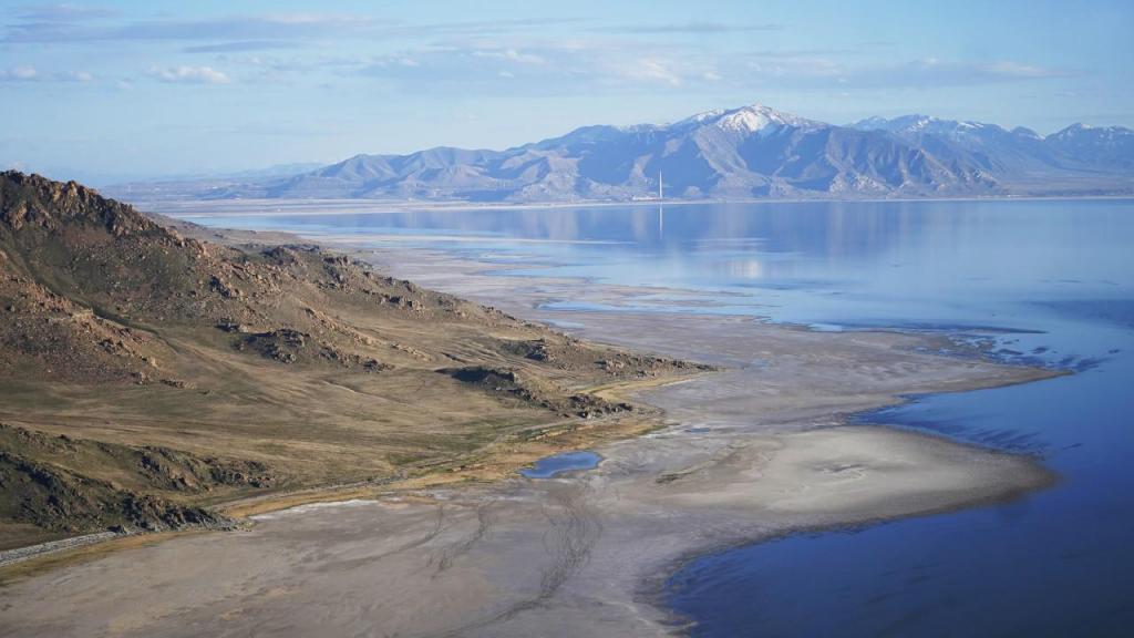 Great Salt Lake está a encolher (Foto: R. Bowmer/AP)