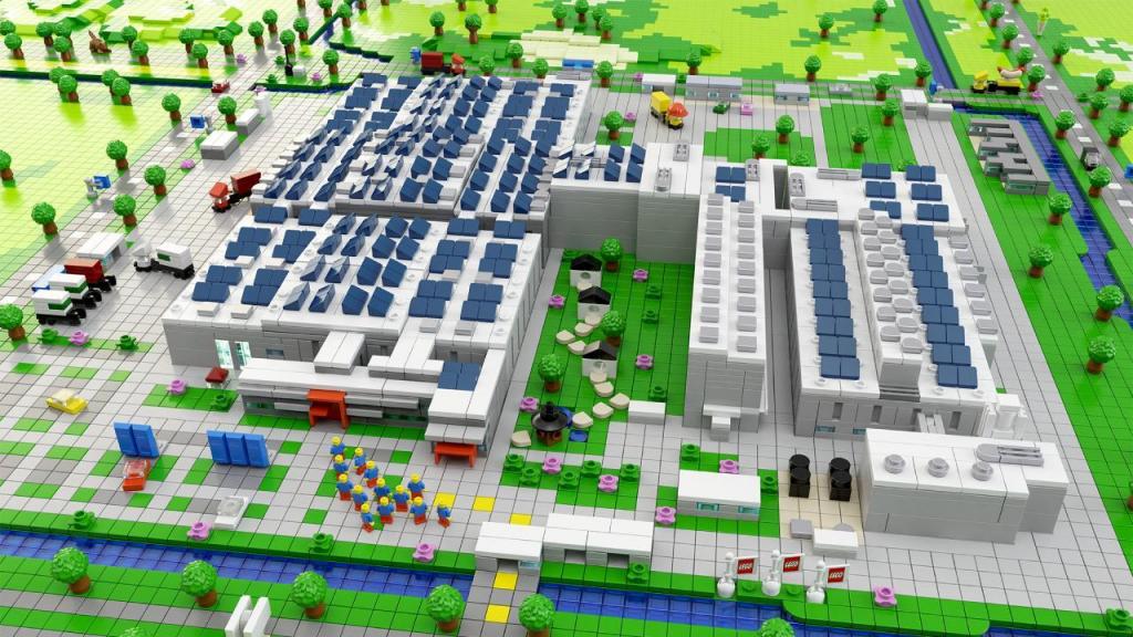 Modelos da fábrica Lego em Jiaxing, China