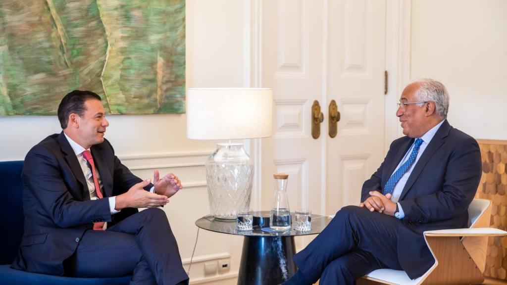 O primeiro-ministro António Costa tem a primeira reunião com o presidente do PSD, Luís Montenegro (José Sena Goulão/ LUSA)