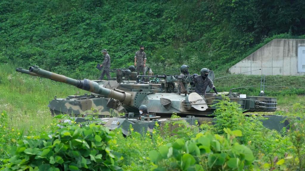 Exercícios militares sul coreanos perto da fronteira