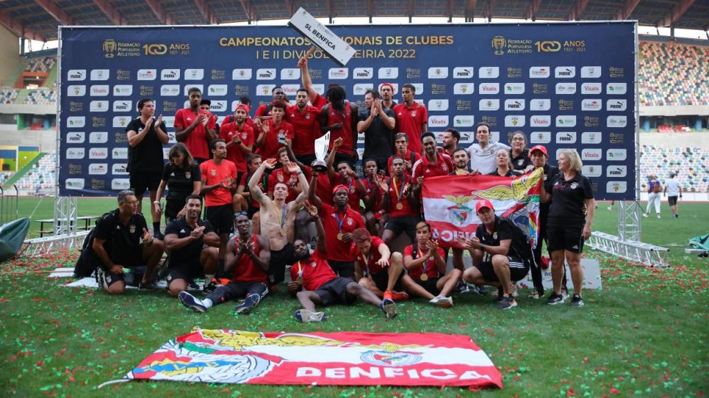 Benfica sagra-se campeão nacional de atletismo (Benfica)