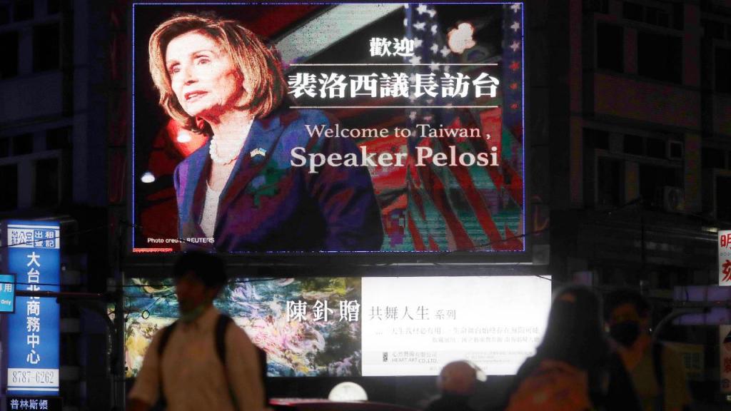 Nancy Pelosi em Taiwan (Chiang Ying-ying/AP)